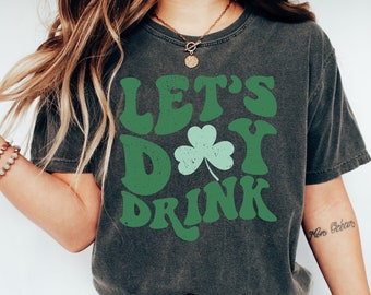 Retro St Patrick's Day Shamrock Shirt – Unisex Comfort Colors Irish Party Tee