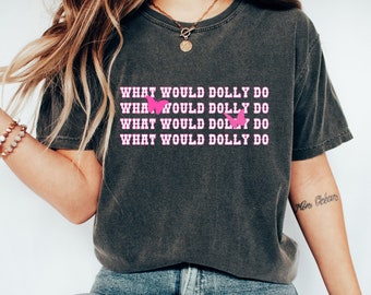 Dolly Parton Comfort Colors Shirt, Vintage Nashville Country Tee, Soft Cotton (Unisex Oversized Fit)