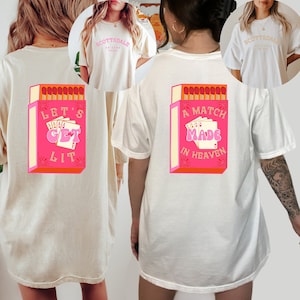 Custom Bach Comfort Colors Tshirt, Bachelorette Party Shirts, Match Made in Heaven, Matching Bridesmaid Gift, Bridal Party Shirt, Hen Night