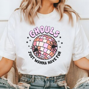 Retro Halloween Comfort Colors Tshirt, Ghouls Just Wanna Have Fun Shirt, Girls Night Out Shirt, Cute Witch Shirt, Fall Tee, Autumn Shirt