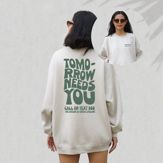 Positivity Crewneck Sweatshirt: Inspirational Graphic - Unisex Cotton Blend, Comfortable Everyday Casual Wear