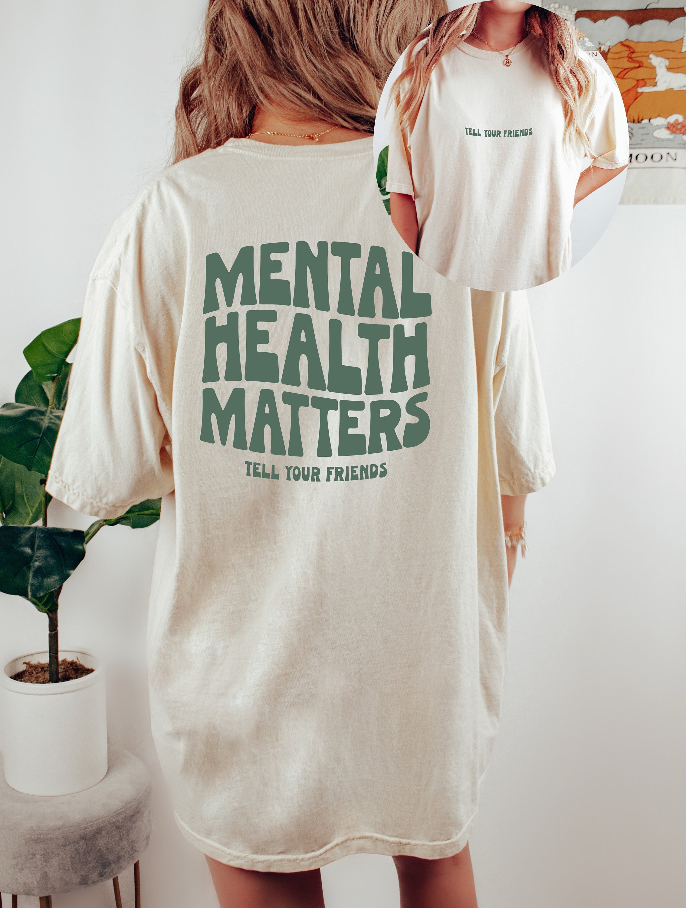Comfort Colors Tee, Mental Health Matters Shirt, Positive Quote Shirt ...