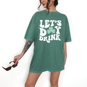 Retro St. Patrick's Day Drinking Shirt – Comfort Colors Irish Holiday Tee