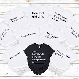 Cards Against Humanity Themed Bachelorette Group Shirts | Bachelorette & Bachelor Party | Bella Canvas 3001 CVC Unisex T-Shirt, Funny Bach T
