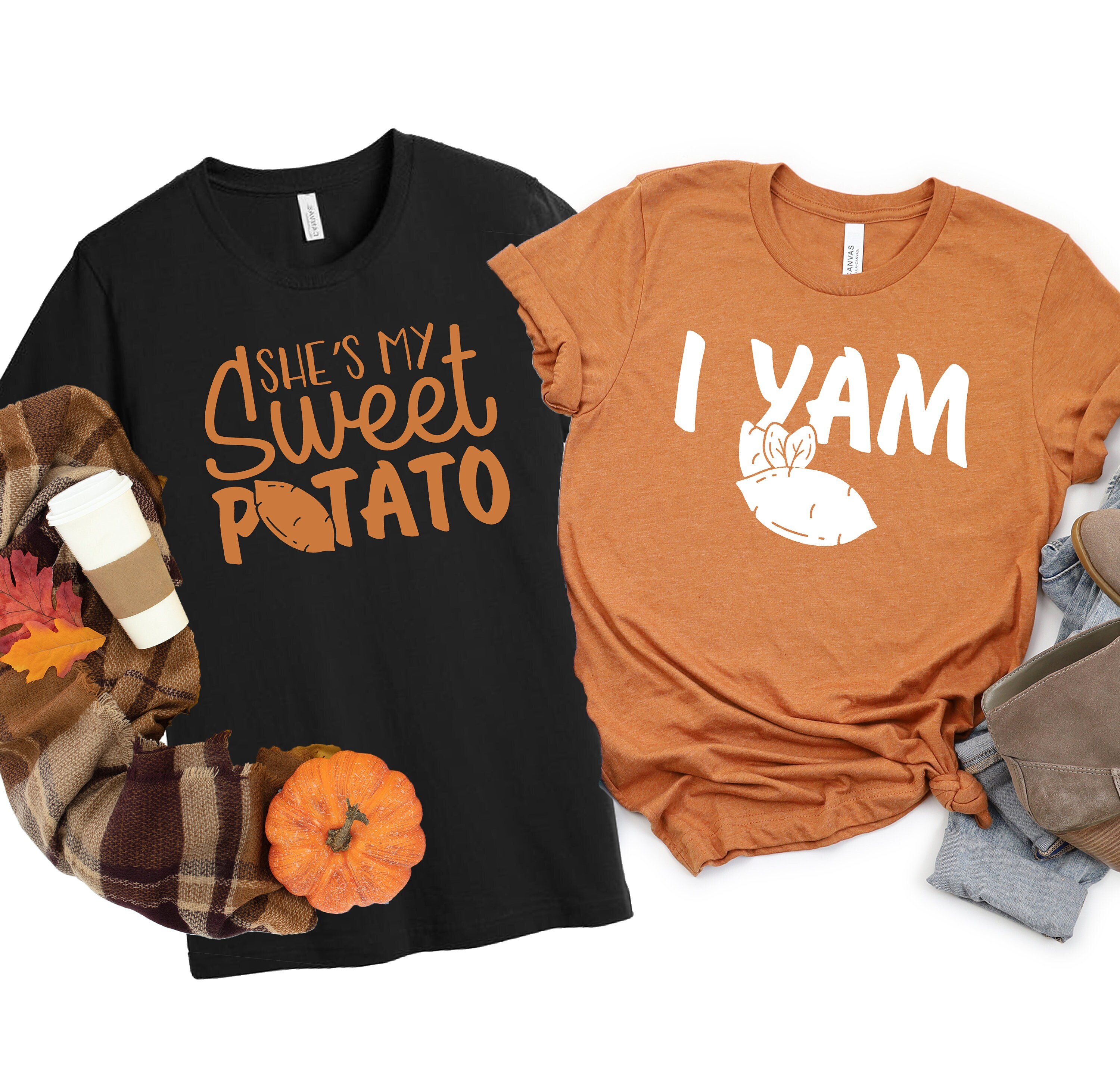 She's My Sweet Potato I Yam Shirts Couples Thanksgiving Etsy