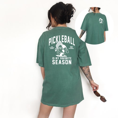 Comfort Colors Pickleball Shirt, Retro Sporty Graphic Tee, Soft Cotton Unisex Fit