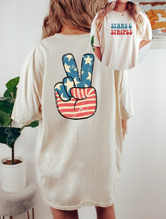 Retro USA Comfort Colors shirt, 4th of July tee, Retro America shirt Womens 4th of July shirt, America Patriotic Shirt, Independence