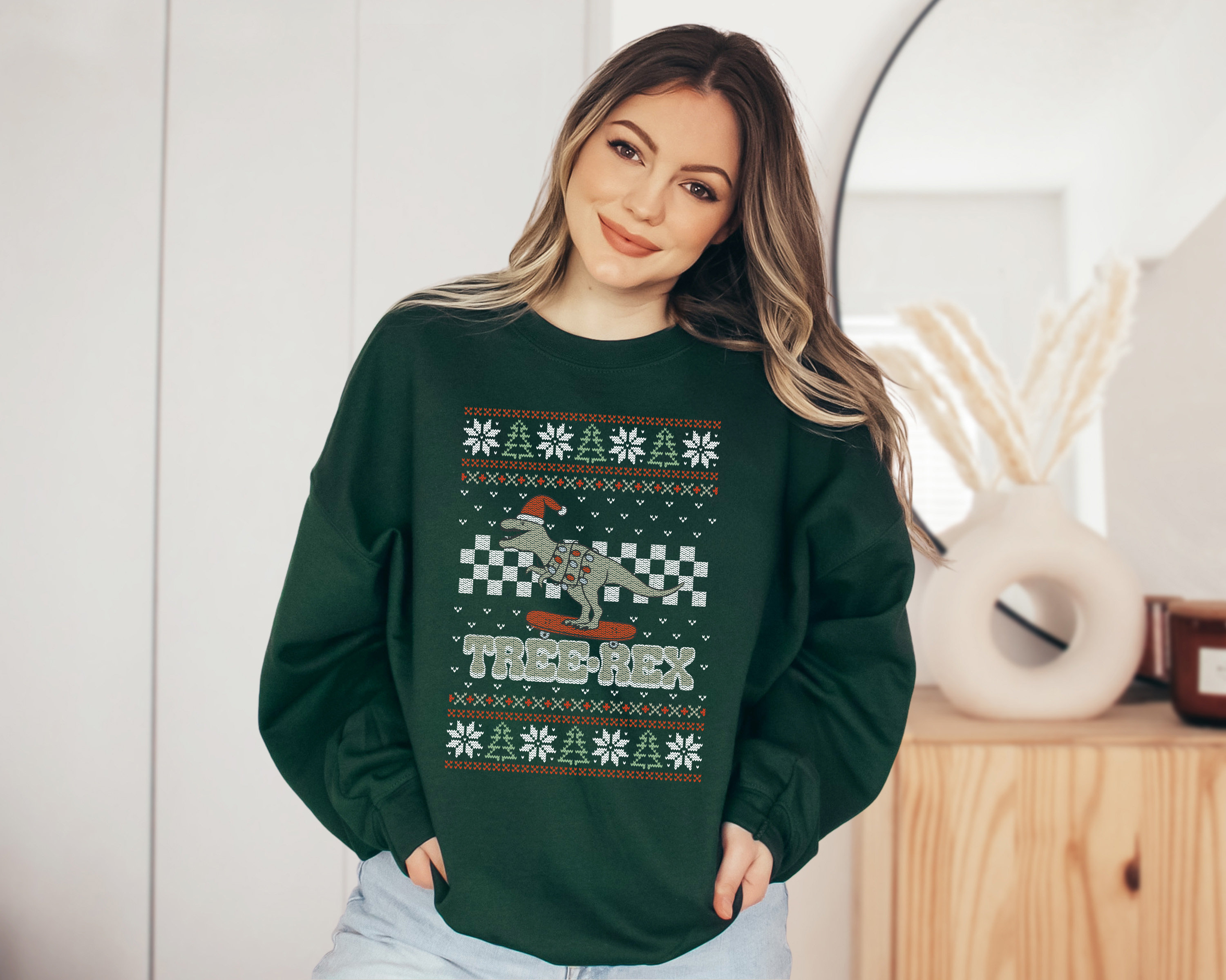 Tree rex sweater sale