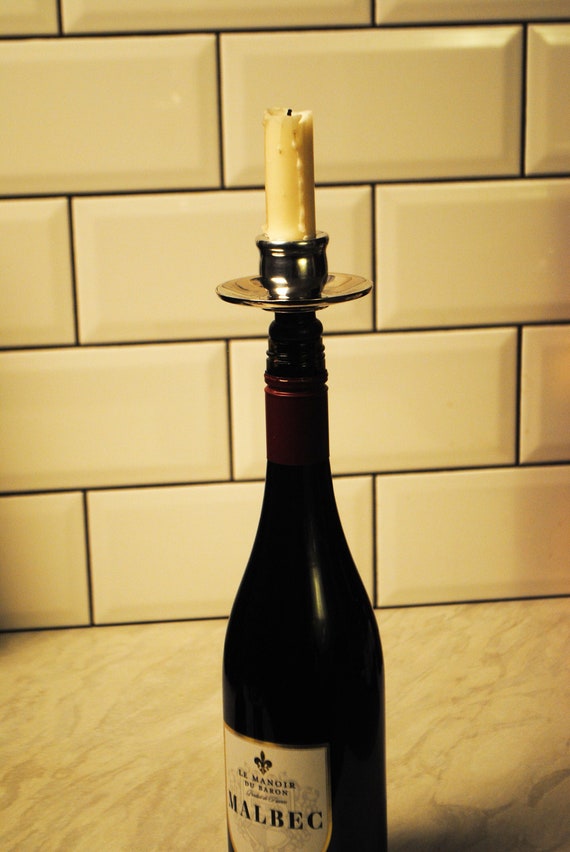 Flaschenaufsatz Kerzenhalter: Iv WINELIGHT