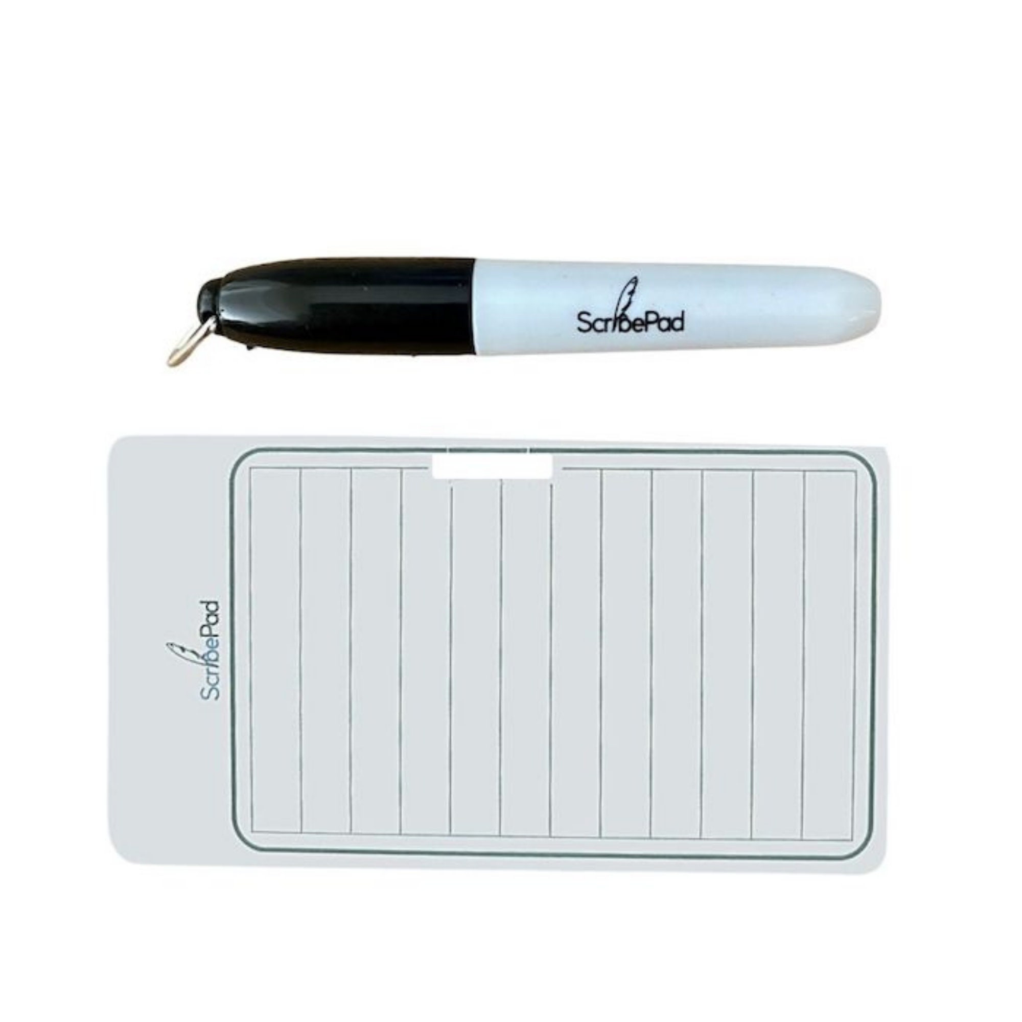 Scribepad & Mini Wet-erase Marker Bundle A Dry-erase Notepad