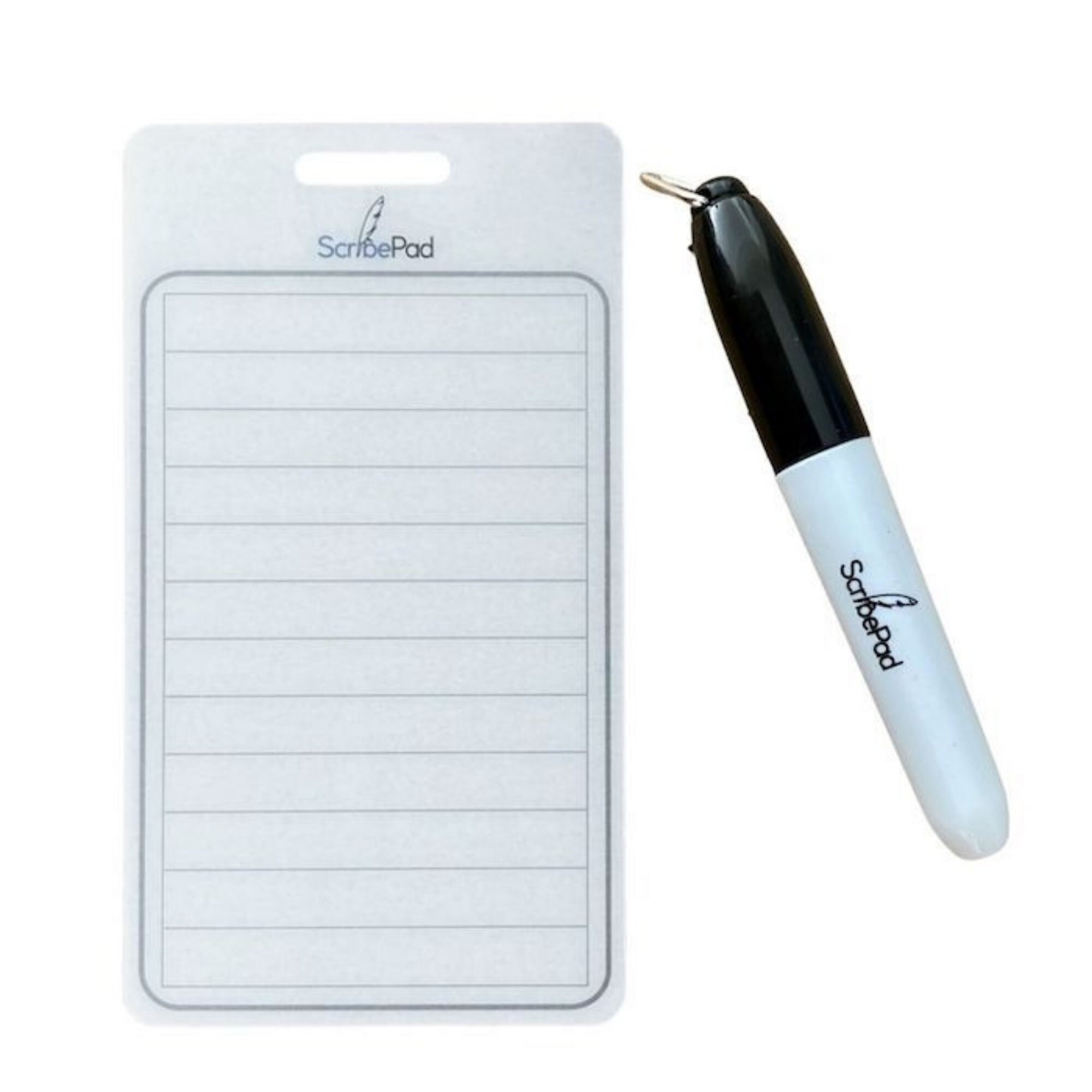 Scribepad A Dryerase Notepad and Mini Weterase Marker. Etsy
