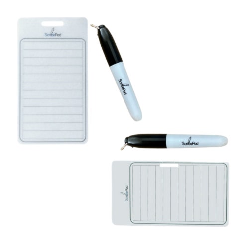 Scribepad A Dryerase Notepad and Mini Weterase Marker. Etsy