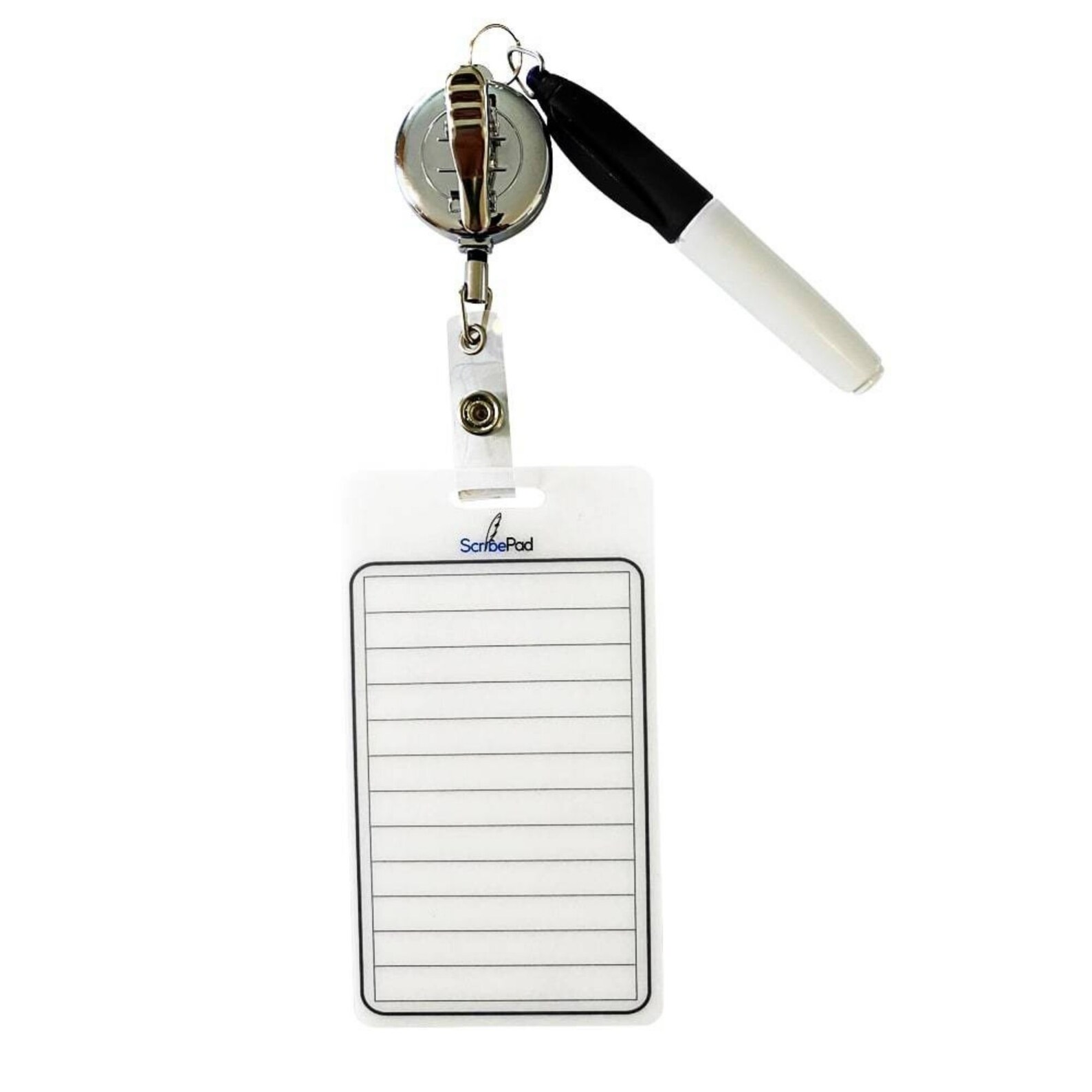 ScribePad A DryErase Notepad Attached to a Retractable Etsy