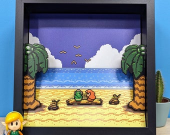 Shadowbox 3D Zelda Link's Awakening