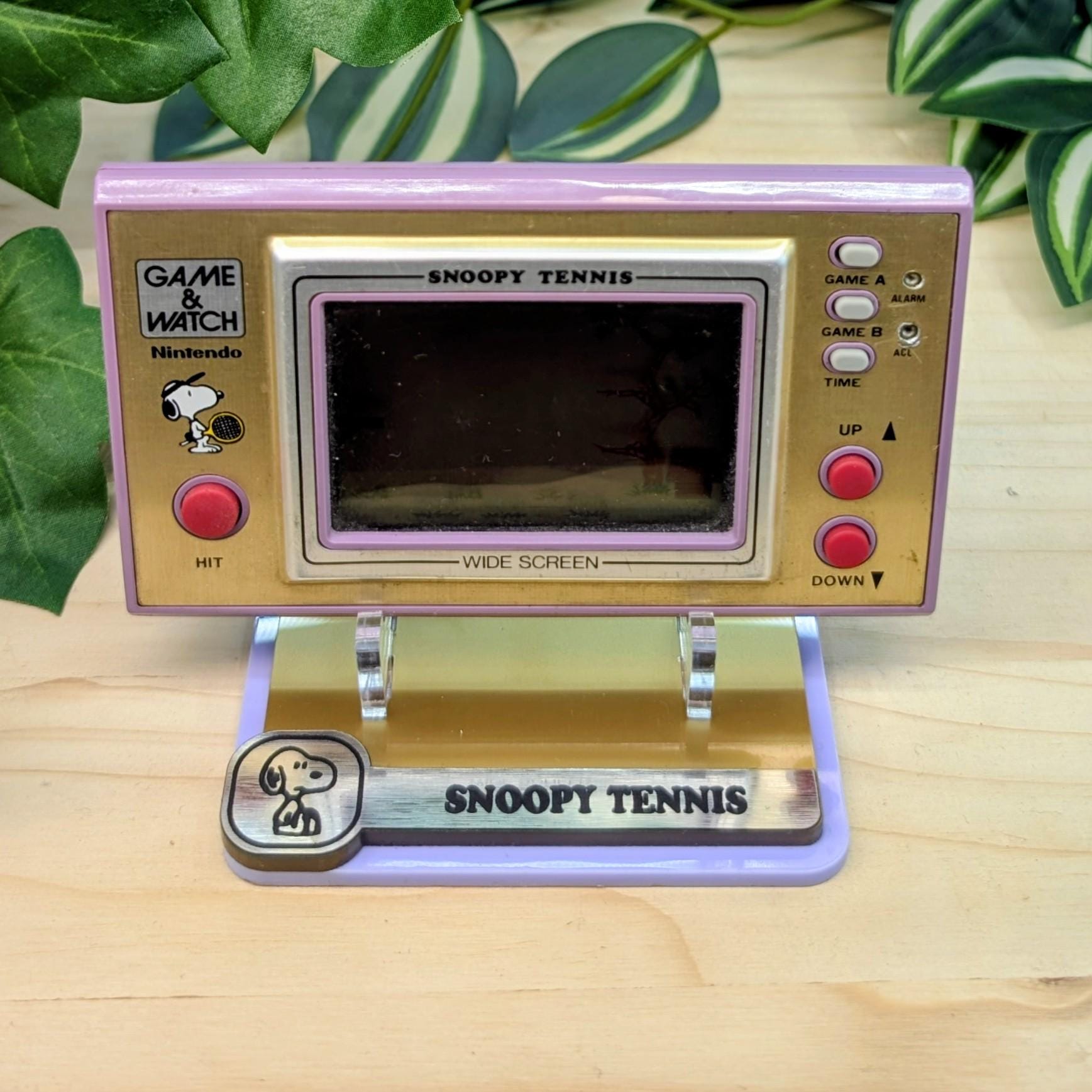 Snoopy Tennis Game & Watch Console Display Stand - Etsy
