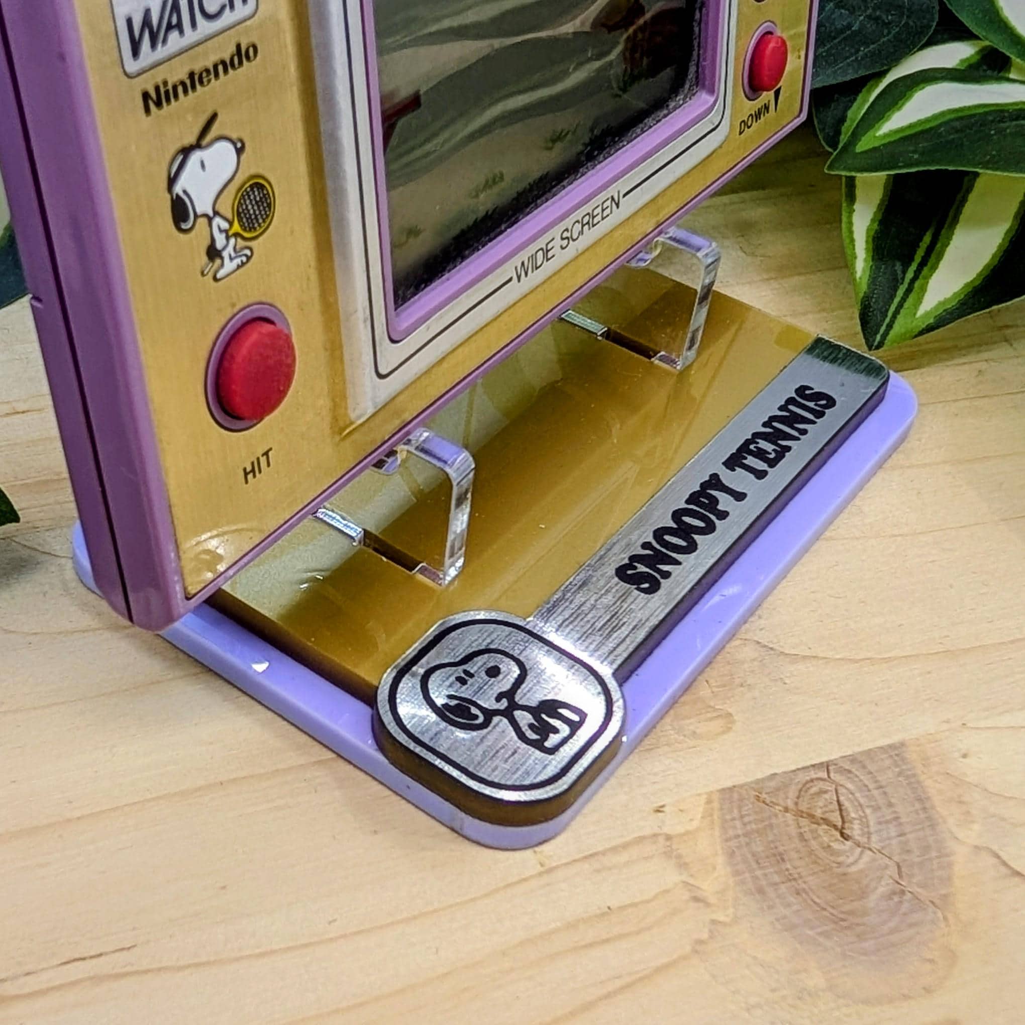 Snoopy Tennis Game & Watch Console Display Stand - Etsy Snoopy Tennis Game & Watch Console Display Stand - Etsy