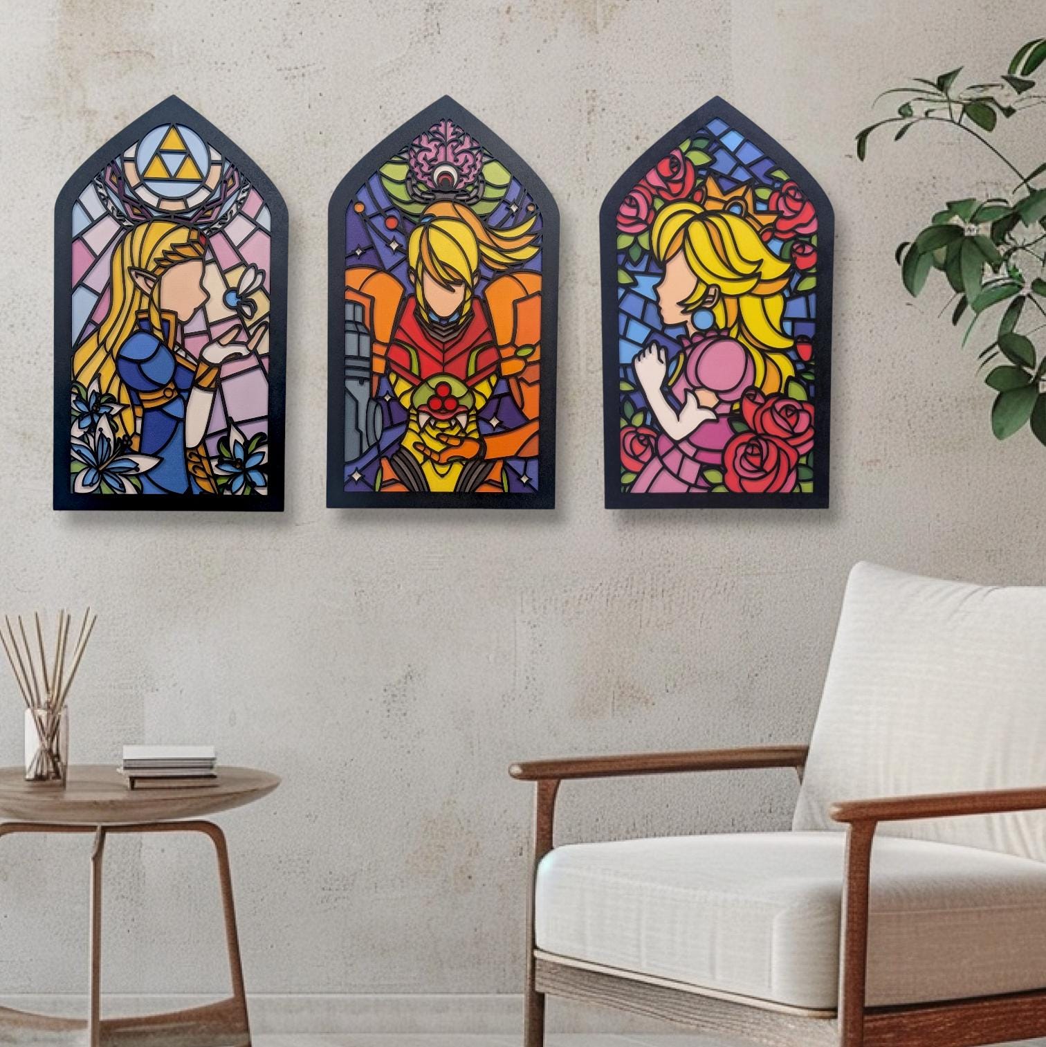 ステンドグラスカラー飾リミラー　(89) おうちで楽しむ小樽芸術村 第21回 「ステンドグラスと光」 | 小樽芸術村