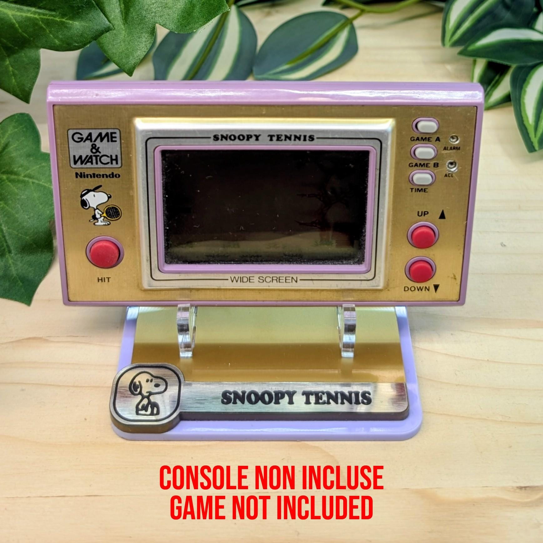Snoopy Tennis Game & Watch Console Display Stand - Etsy