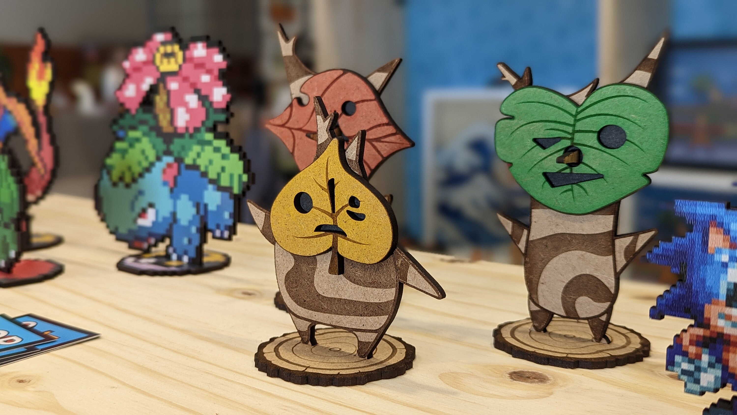 Handmade Wooden Koroks From the Legend of Zelda. Hand-painted