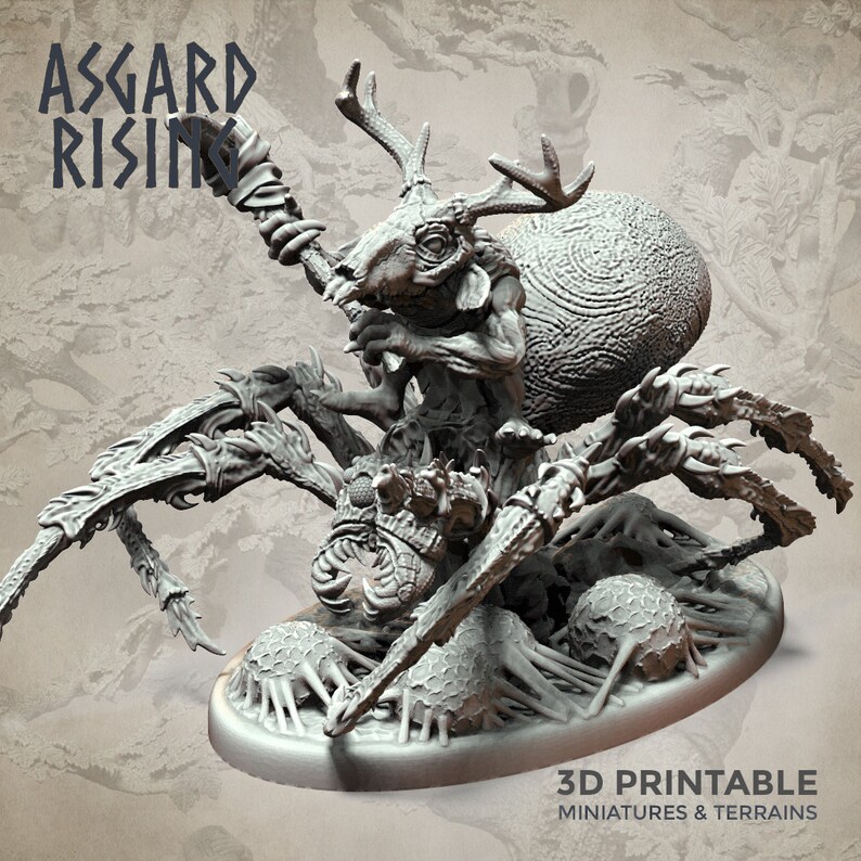 Giant Spider Goblin Riders modular Asgard Rising | Etsy