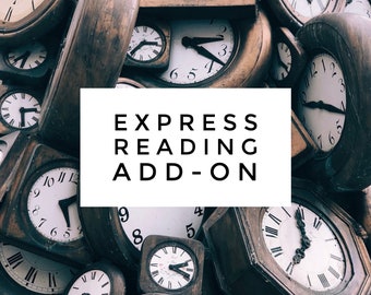 Express Reading Add-on | Add-on For Express Delivery For Personal Tarot Reading