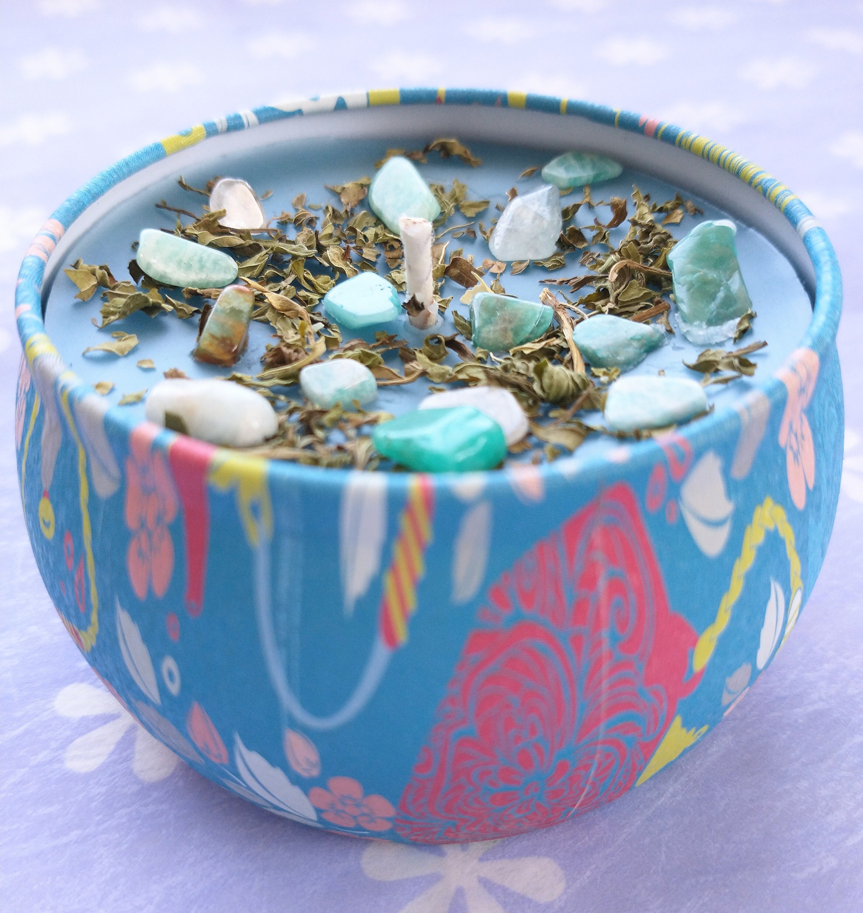 Customized Hidden Gem Candles High Quality Crystals New Etsy