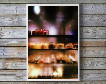 Street art print,instant download,street photography,Winter art prints,kitchen wall art,cake art photo,fine art prints,night photography