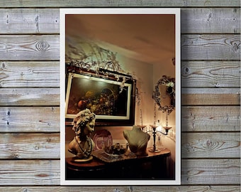 Vintage wall art,Instant download,Retro art,Sculpture photo,Vintage art print,Printable vintage wall decor,Colorful retro photography,Art