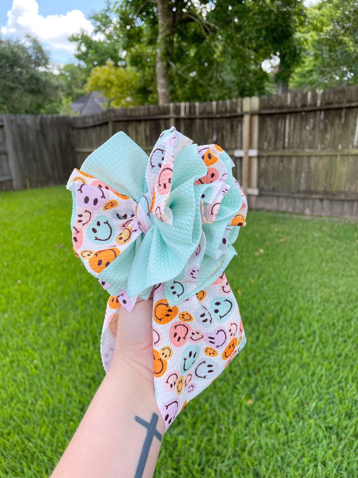 Shredded wrap big bows Shredded bows baby head wraps Etsy
