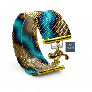 Oasis - even count peyote stitch bracelet pattern (no physical items)