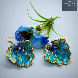 Flirty Fringe & Brick Stitch Earrings Kit, Mint/Blue/Purple - Jill Wiseman  Designs