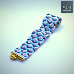 Fenix - padrão de ponto peiote de contagem ímpar (sem pulseira física)