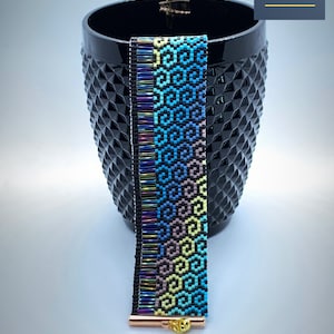 Unicorn Sparks - mönster för armband med peyotesömmar och jämn räkning (inget fysiskt armband)