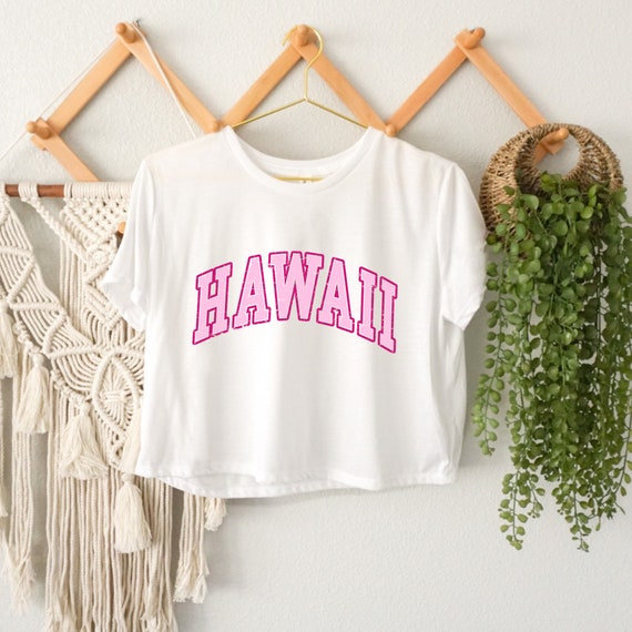 Preppy Hawaii Crop Top VSCO Girl Beachy Tshirt Preppy Clothes Teens Coconut  Girl Aesthetic Shirt Cute Summer Shirts Tumblr Clothes Beachy -  Canada