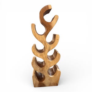 Porte-bouteilles FaHome en bois massif (50/70/100 x 27 x 18 cm), modèle B-Stock !