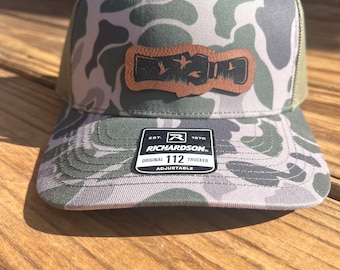 Duck Camo Hat, Duck Call Camo Hat, Camo Snapback Hat, Hat for Duck Hunter, Trucker Hat, Snapback Hat