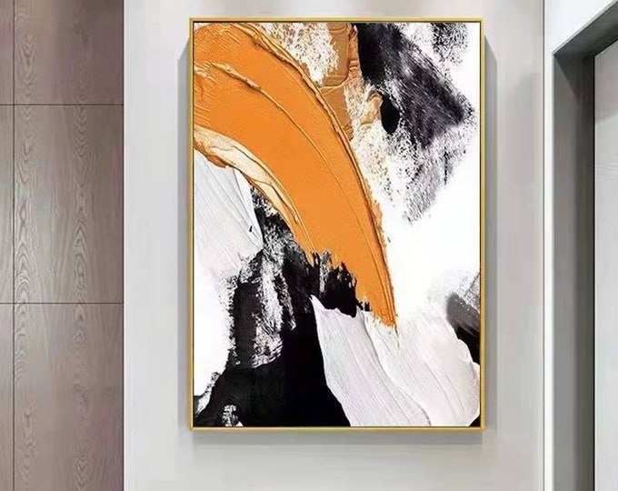Abstract Wall Art Painting Oil Handmade Artwork Canvas Wall Decorations For Living Room