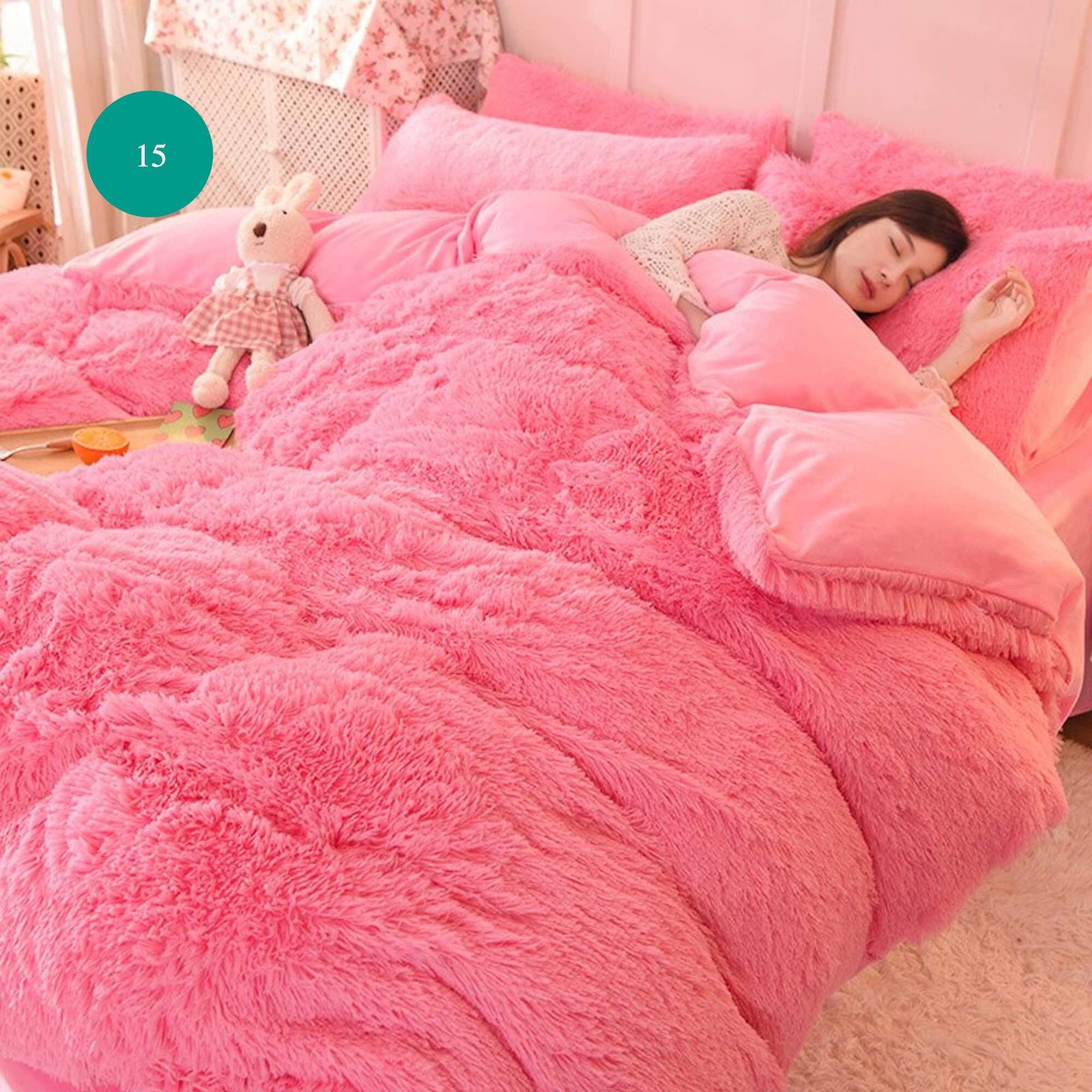 Luxurious Sheets Mink Velvet Duvet Cover Queen Etsy