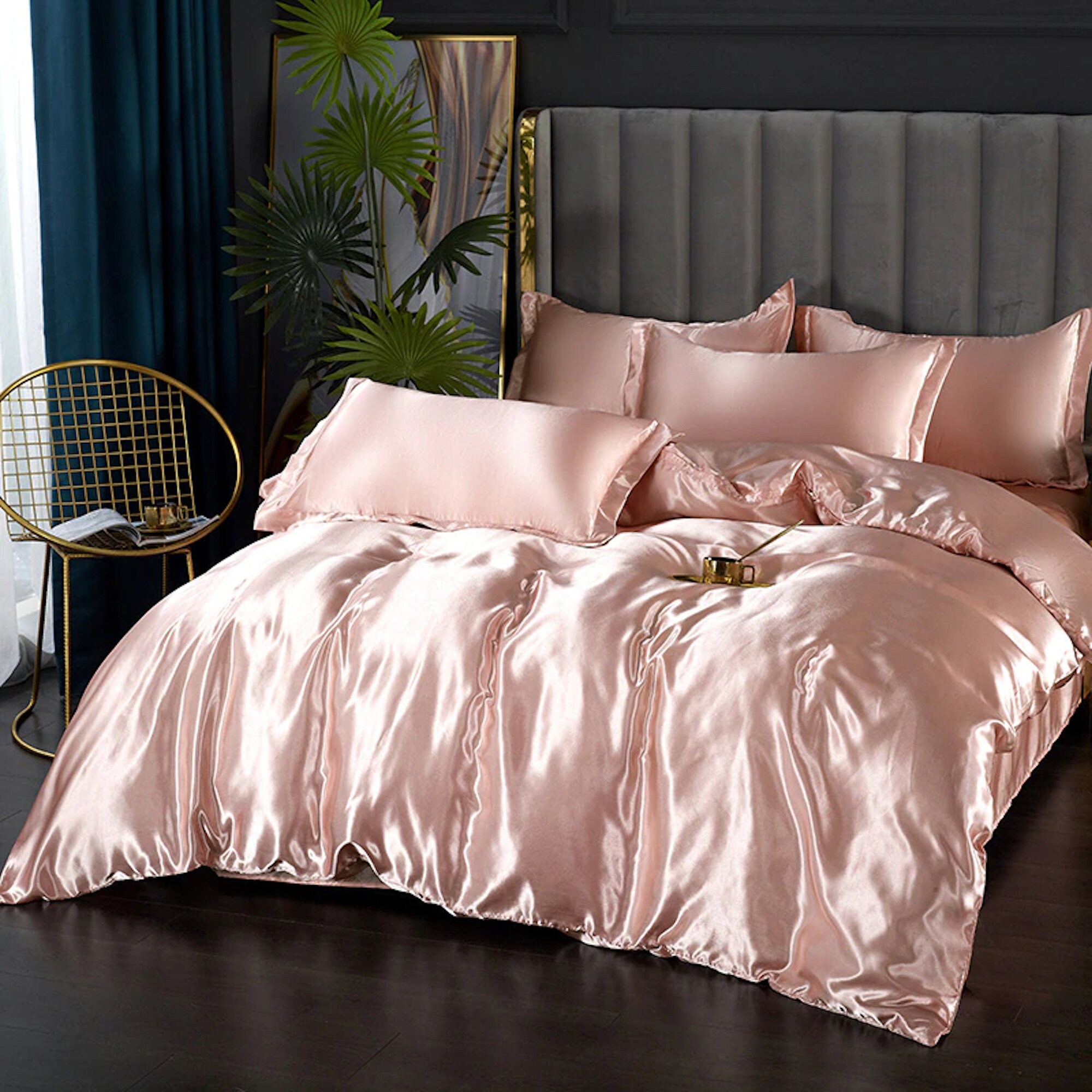 satin silk duvet covers