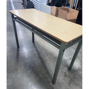 Vintage Industrial Steel and Formica Lab Table from Brooklyn NY High School-1971-No shipping