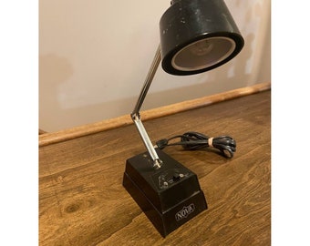 Vintage MCM Nova Industrial Desk Lamp Adjustable