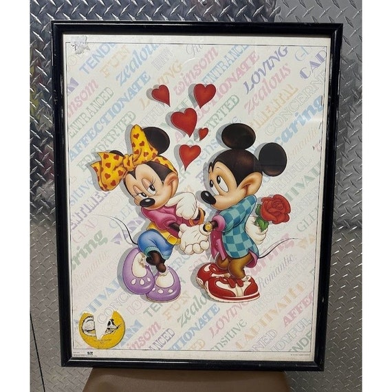 【額装セット】【DEATH NYC】Micky ＆ Minnie’s Love DEATH NYC | New art prints out now #deathnyc #artprint