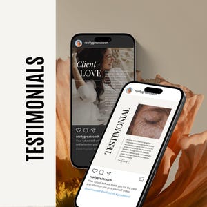 Testimonial Canva Templates, Instagram Client Review, Social Media Marketing Editable Posts | Coaches & Course Creators