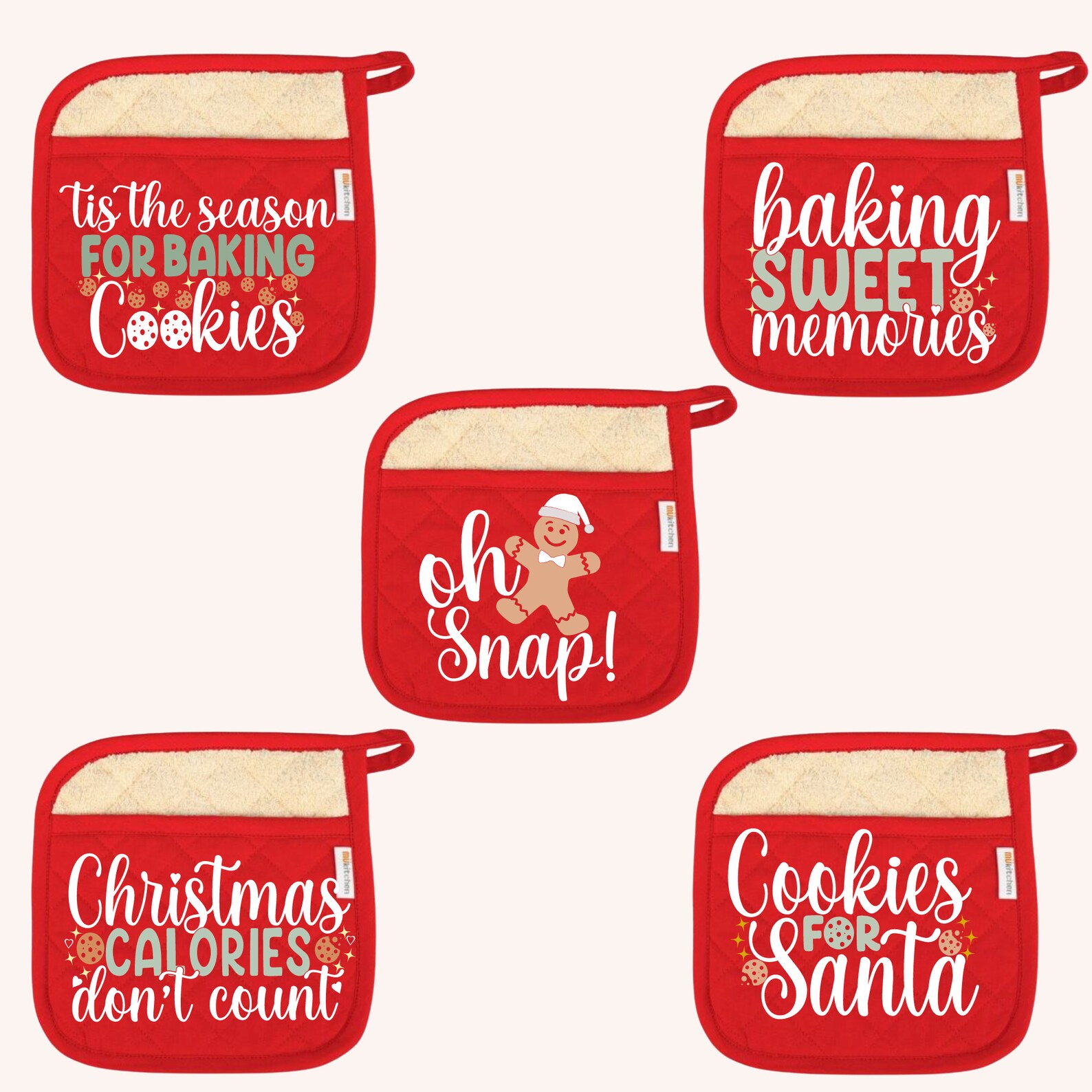 Christmas Pot Holder SVG Bundle Potholder Svg Christmas Svg Etsy