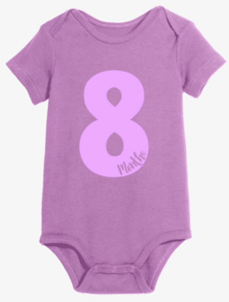 Milestone Months Svg, 12 Month Onesie SVG Designs, Baby Monthly Designs ...