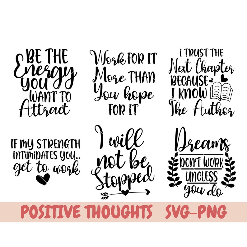 Be the Energy You Want to Attract Svg, Inspirational Svg, Positive Svg