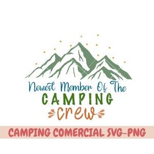 キャンプ クルーのニュース メンバー svg、キャンプ svg、キャンプ ライフ SVG、キャンプ Svg、キャンプ、キャンプ クルー SVG、アドベンチャー SVG、ハッピー キャンパー SVG