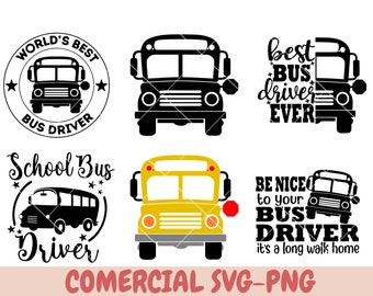 School bus driver svg bundle, school bus svg, bus driver shirt svg, back to school svg, funny bus driver svg, teacher svg, bus png,  bus svg