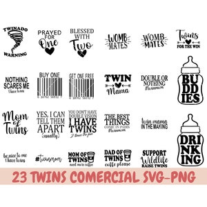 Zwillinge svg, Bundle Zwillinge png, Zwillinge svg, Zwillinge png, Zwillingseltern svg, bete für eins gesegnet mit zwei, Zwillinge Mama svg, Papa der Zwillinge svg, momlife