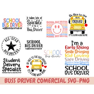 School Bus Svg, Bus Driver Svg, School Bus Png, Bus Driver Png, School Bus Clipart, Bus Driver Shirt Svg, Bus Driver Clipart, Bus Vector